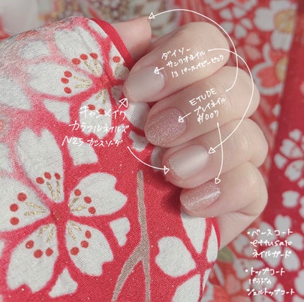 サンリオネイル/DAISO/マニキュアを使ったクチコミ(2枚目)