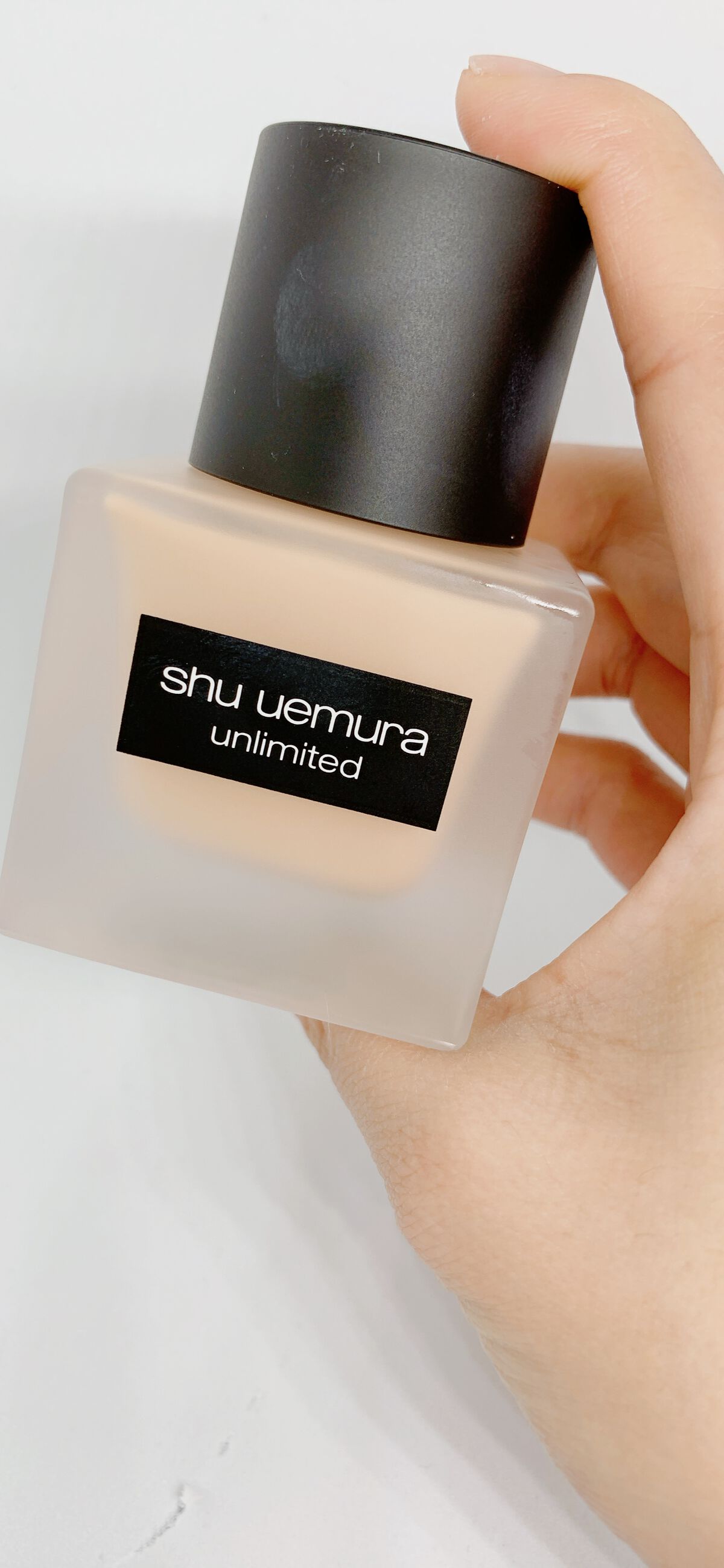 （旧）アンリミテッド ラスティング フルイド/shu uemura/リキッドファンデーションを使ったクチコミ（2枚目）