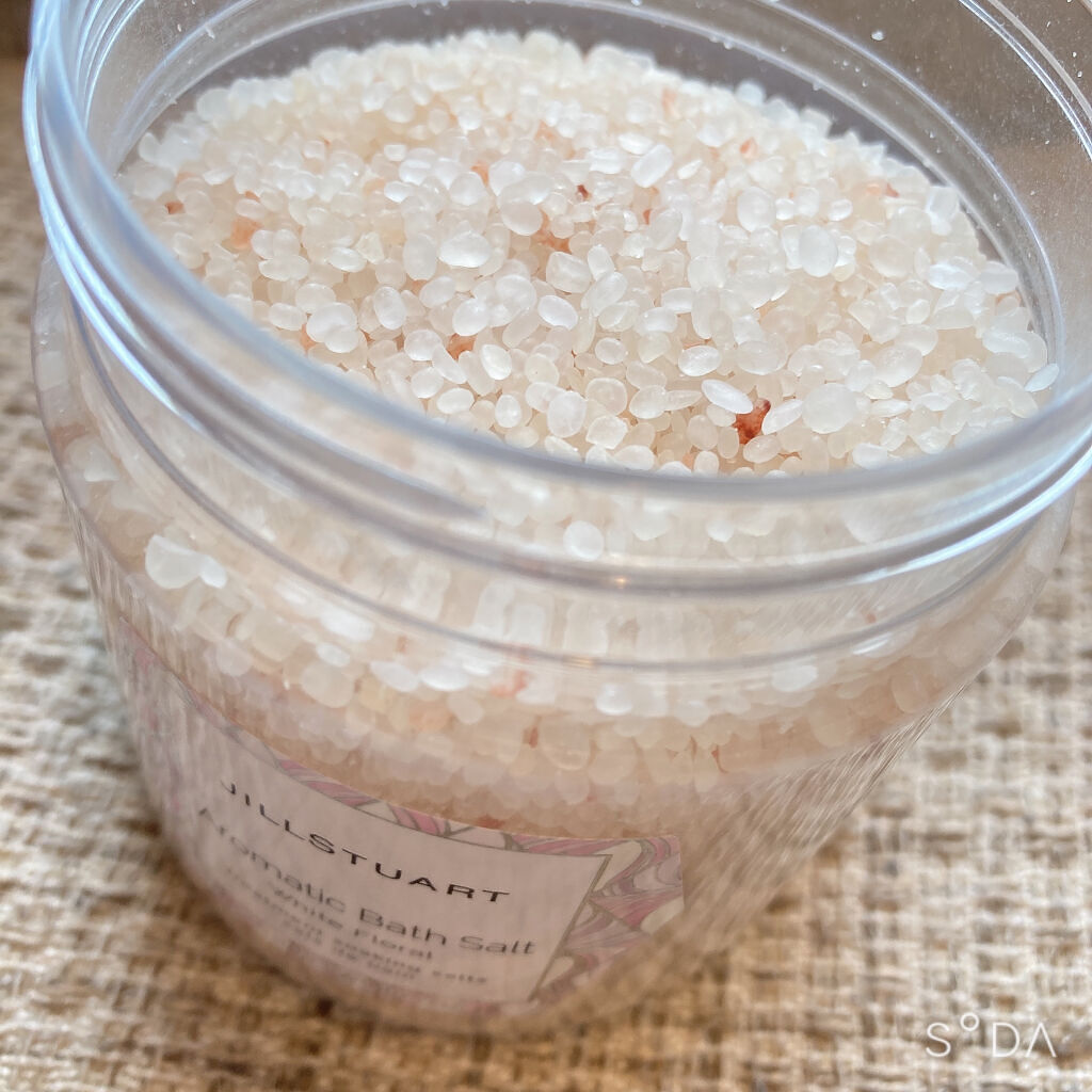 アロマティックバスソルト  ホワイトフローラル /JILL STUART/入浴剤を使ったクチコミ（2枚目）