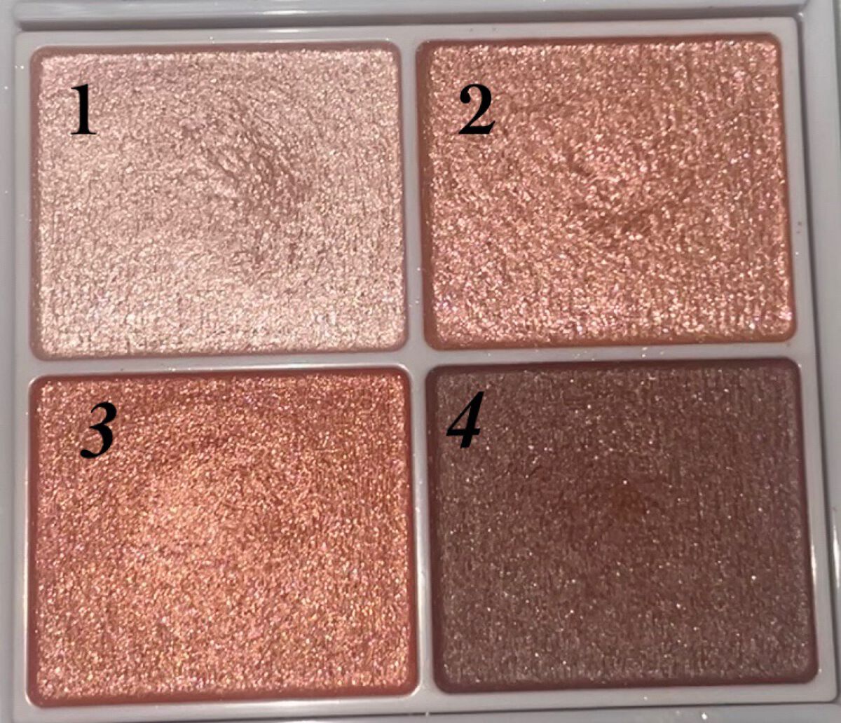 シルキースフレアイズ/キャンメイク/アイシャドウパレットを使ったクチコミ(2枚目)