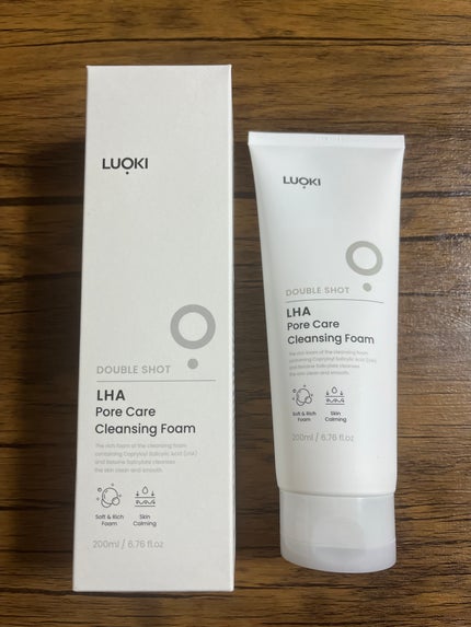 ダブルショットLHA毛穴ケアクレンジングフォーム /LUOKI/クレンジングクリームを使ったクチコミ(1枚目)
