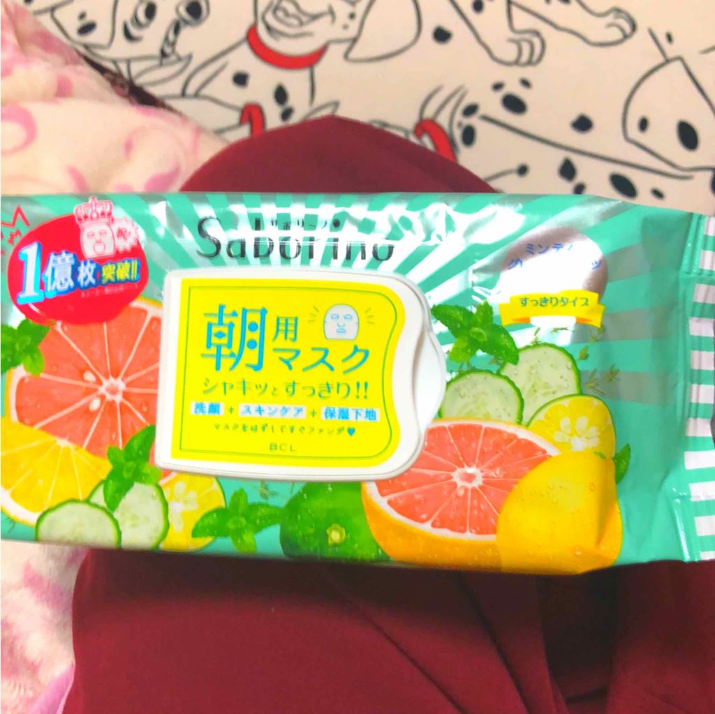 目ざまシート 爽やか果実のすっきりタイプ/サボリーノ/シートマスク・パックを使ったクチコミ(1枚目)