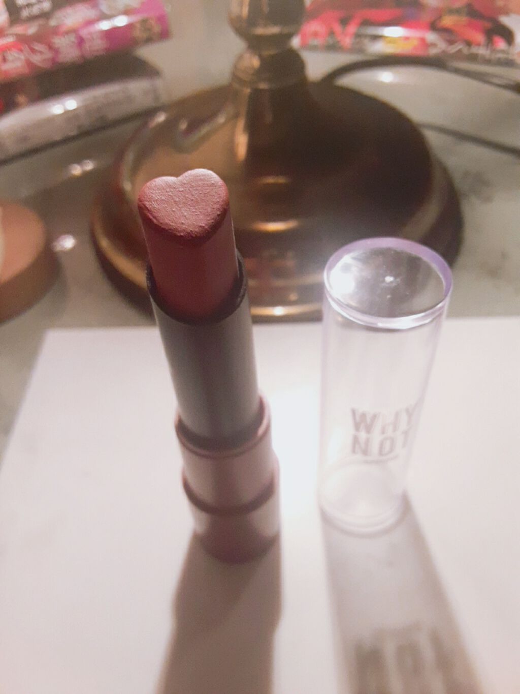 WHY NOT SPINNS マットリップスティック/DAISO/口紅を使ったクチコミ(2枚目)