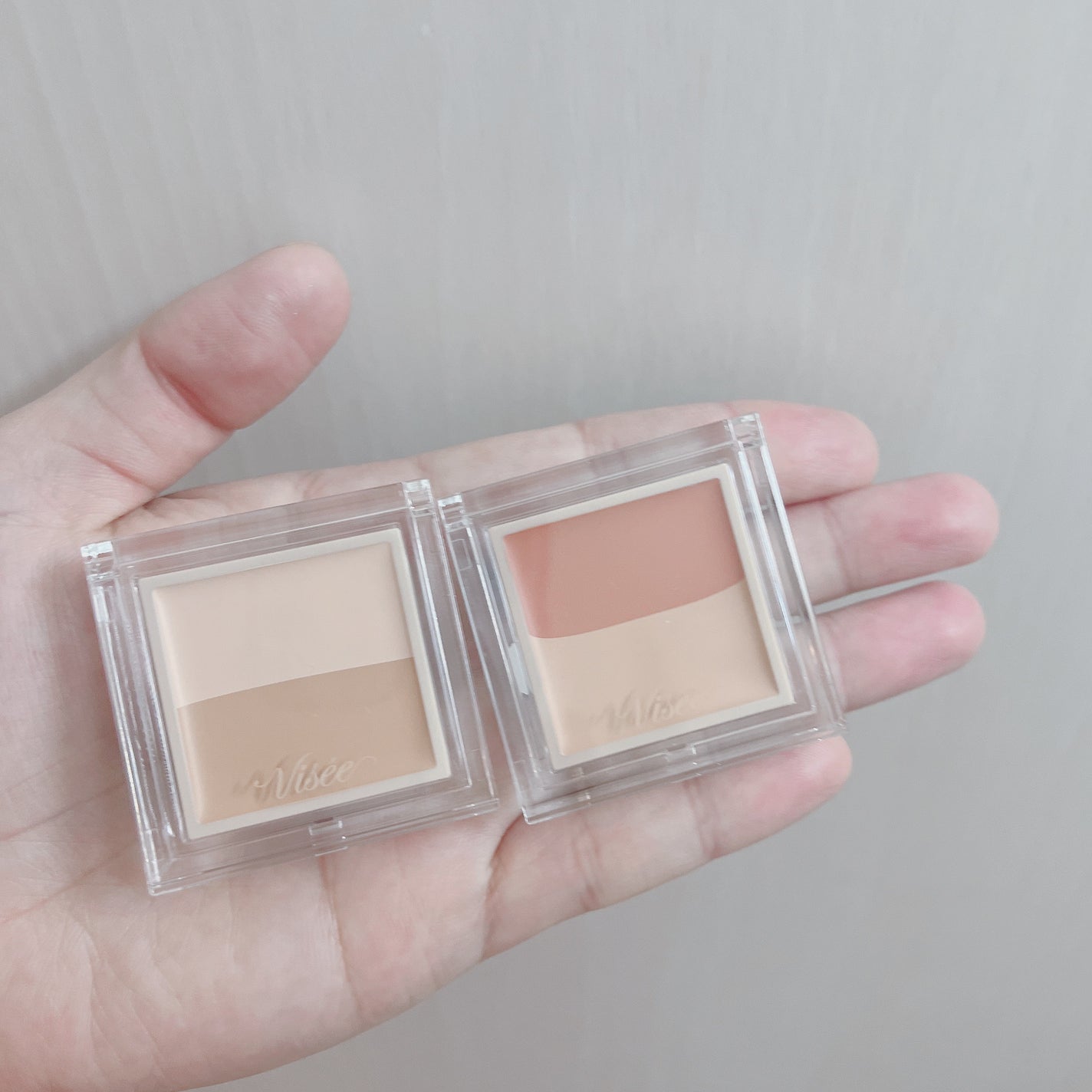 カラーデュオ トリック コンシーラー/Visée/パレットコンシーラーを使ったクチコミ(1枚目)