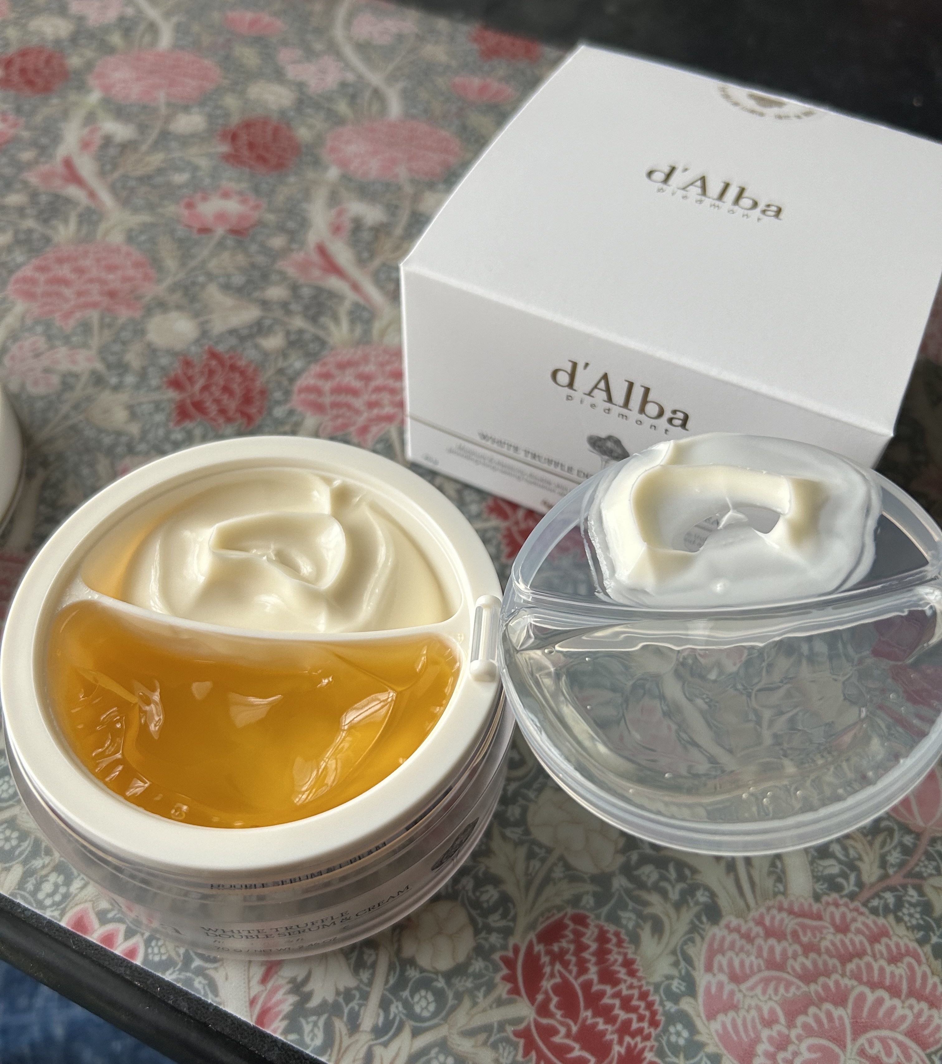 ホワイトトリュフダブルセラムアンドクリーム/ダルバ/フェイスクリームを使ったクチコミ（2枚目）