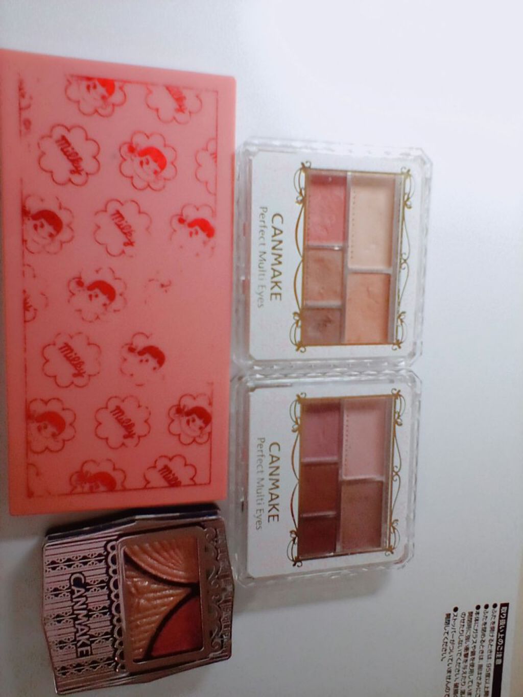 ジューシーピュアアイズ/キャンメイク/アイシャドウパレットを使ったクチコミ（2枚目）