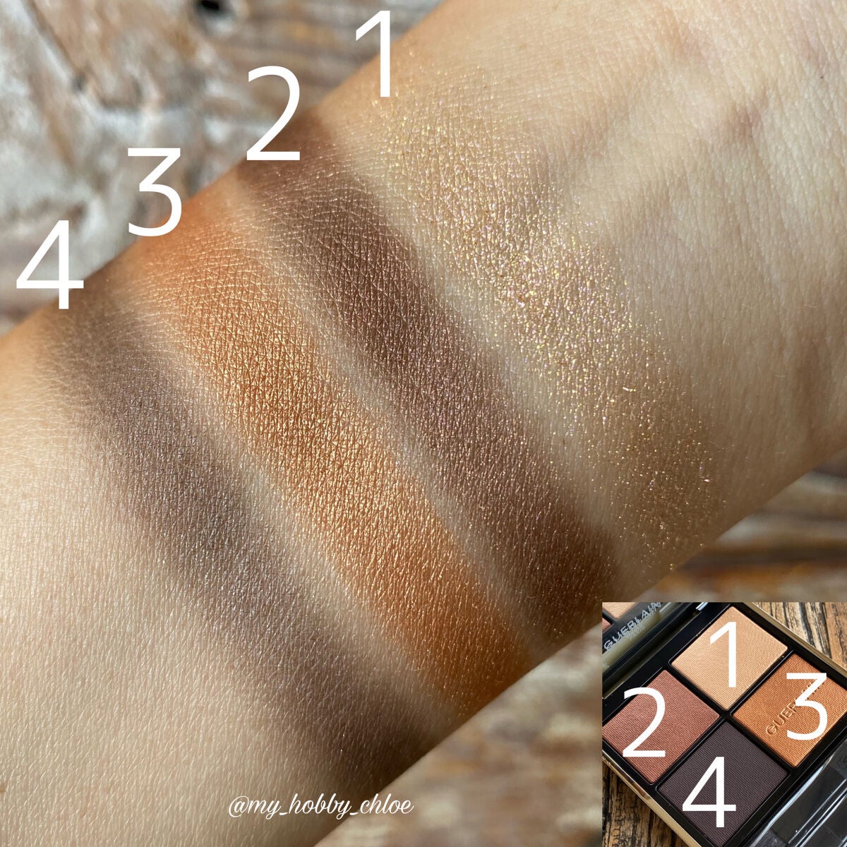 オンブル ジェ/GUERLAIN/アイシャドウパレットを使ったクチコミ(3枚目)