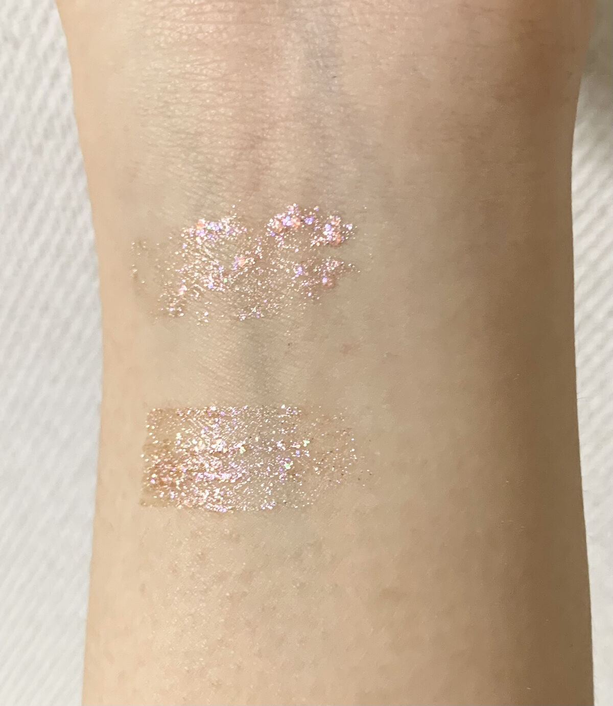 リキッド グリッター シャドウ/rom&nd/グリッターを使ったクチコミ（2枚目）