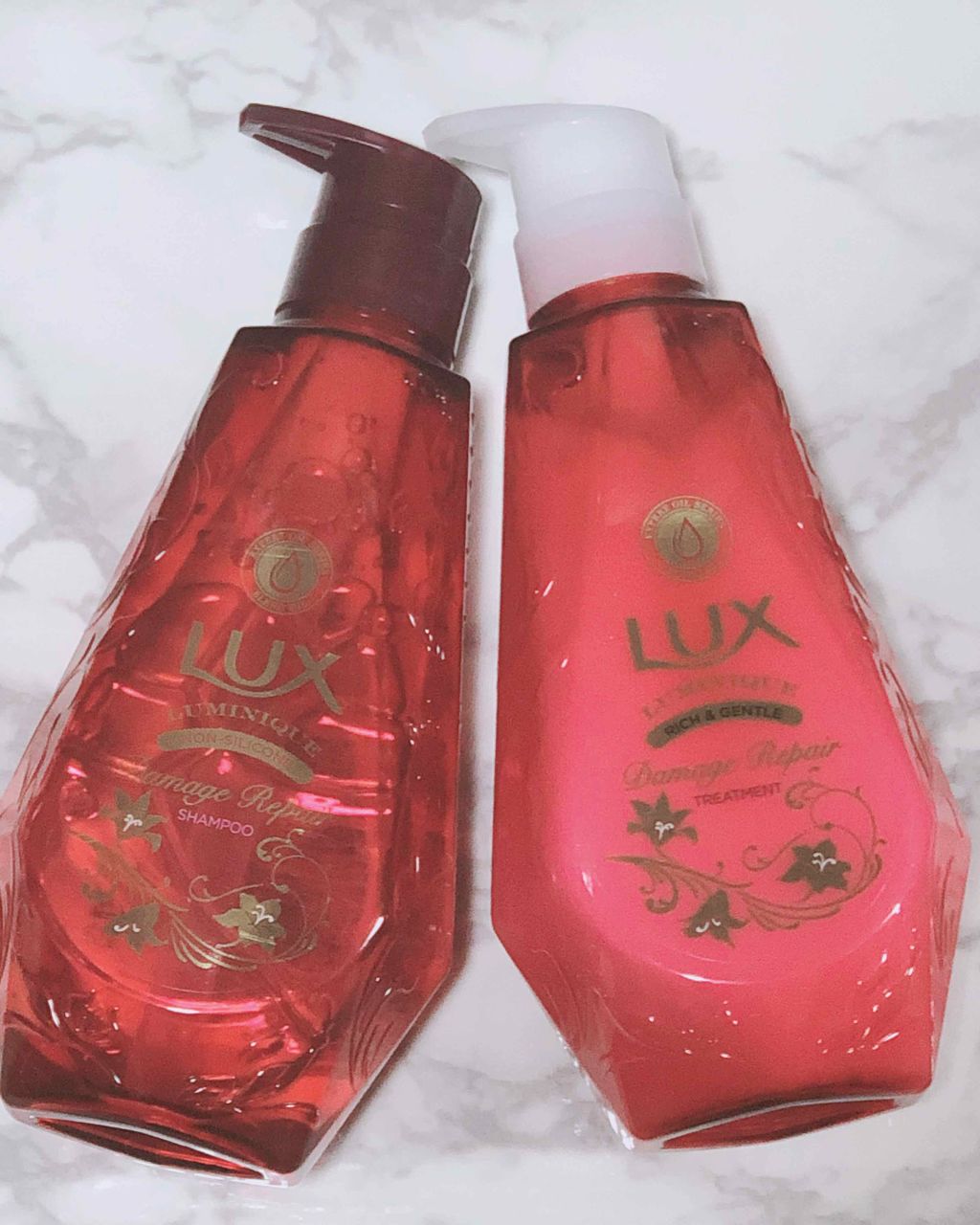 ルミニーク ダメージリペア シャンプー／トリートメント/LUX/市販シャンプーを使ったクチコミ（1枚目）