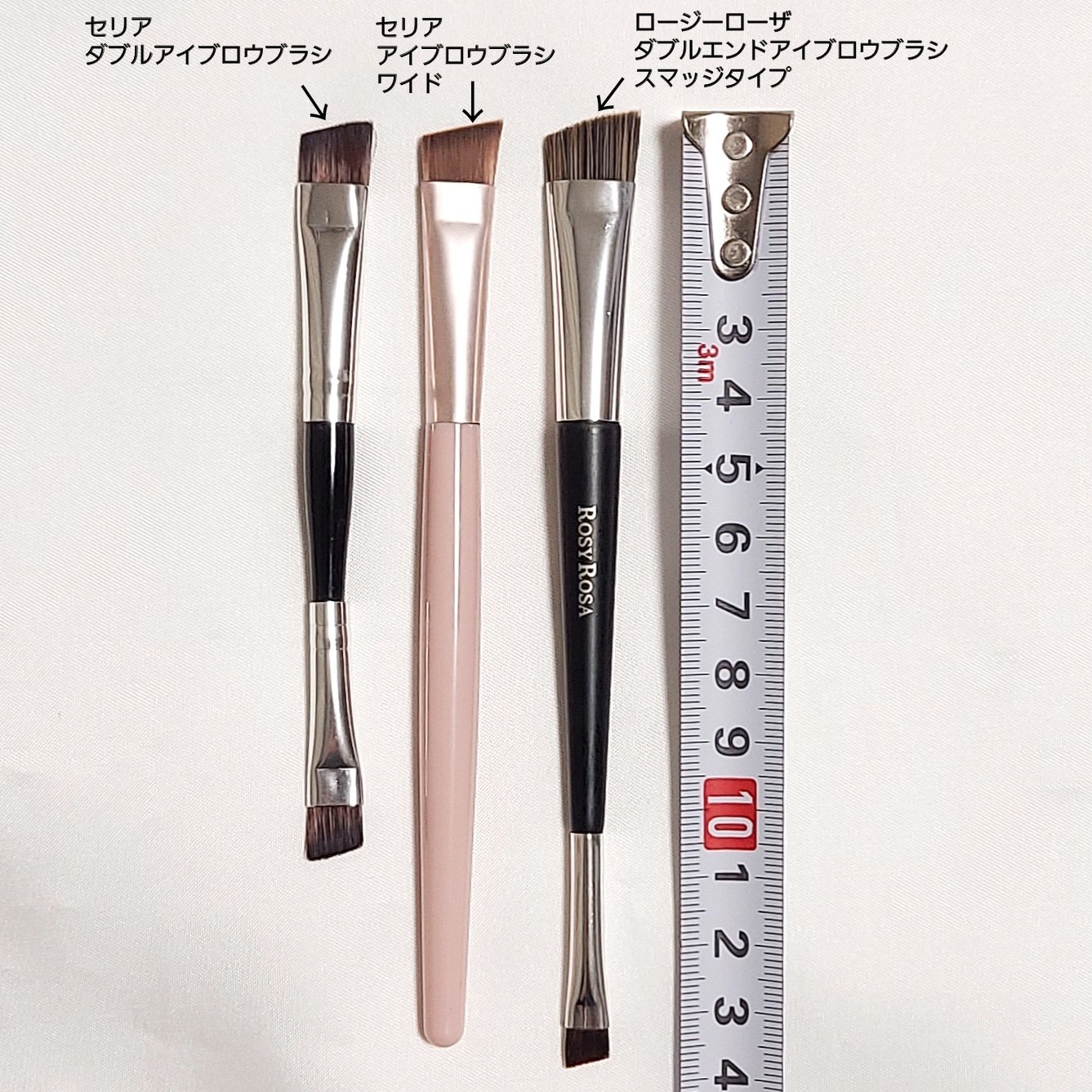 AC アイブロウブラシ ワイド/AC MAKEUP/メイクブラシを使ったクチコミ（2枚目）