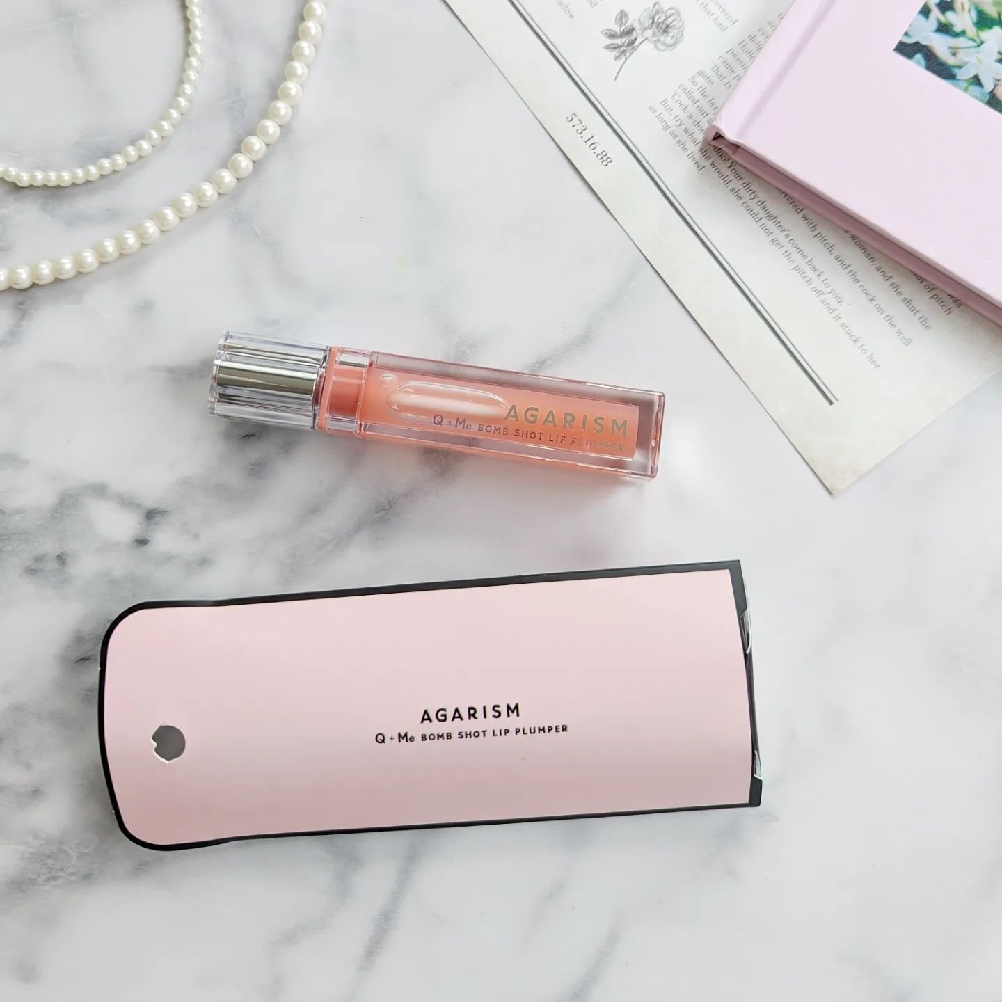 キューミ―ボムショットリッププランパー/AGARISM/リッププランパーを使ったクチコミ（2枚目）