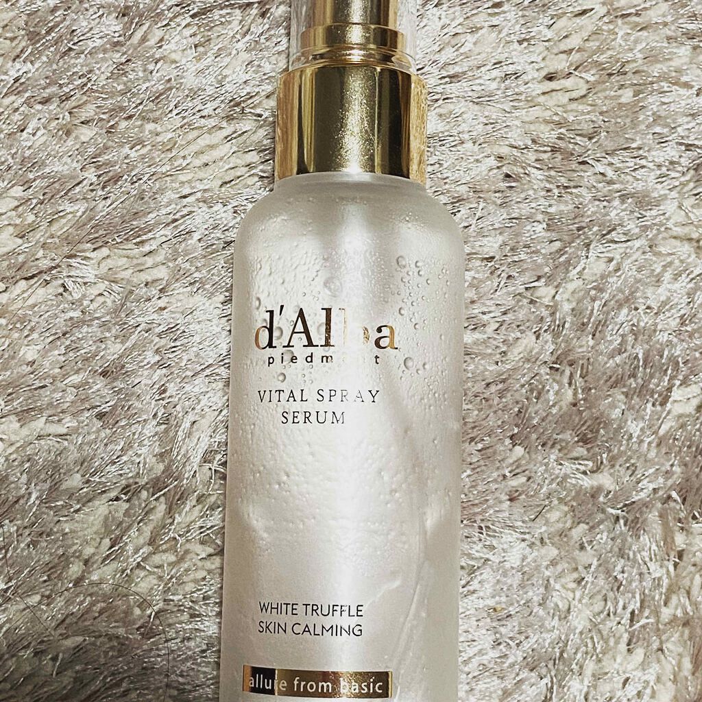 ダルバ ホワイトトリュフバイタルスプレーセラム/ダルバ/ミスト状化粧水を使ったクチコミ(1枚目)
