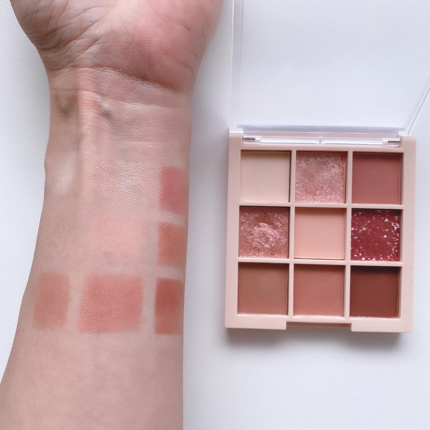 アイシャドウパレット 03 スモーキーピンク/Kirei&co./アイシャドウパレットを使ったクチコミ（3枚目）