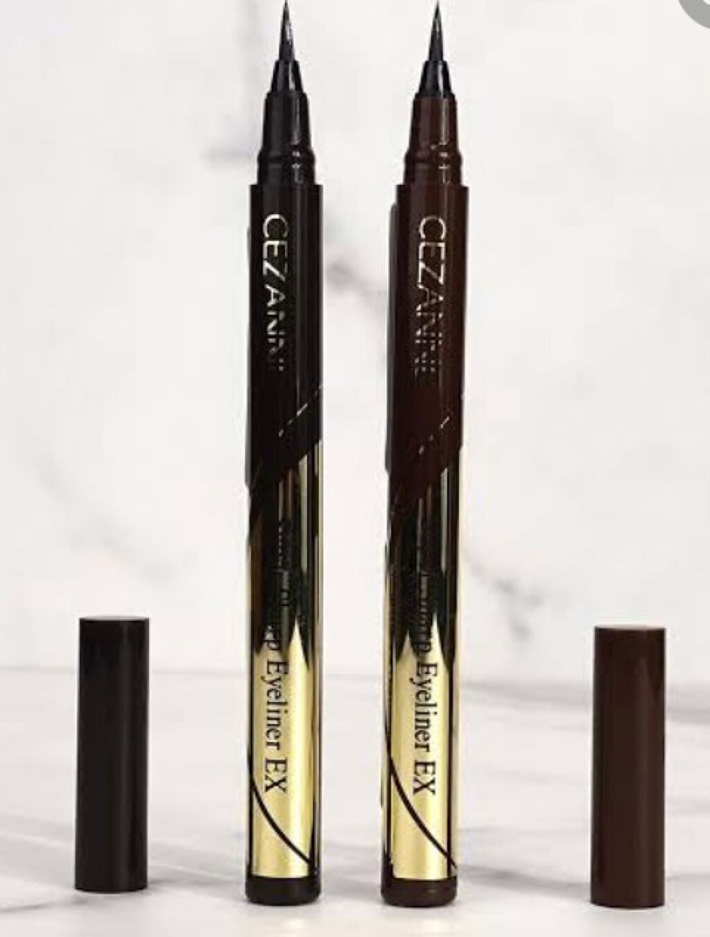 極細アイライナーEX/CEZANNE/リキッドアイライナーを使ったクチコミ(1枚目)