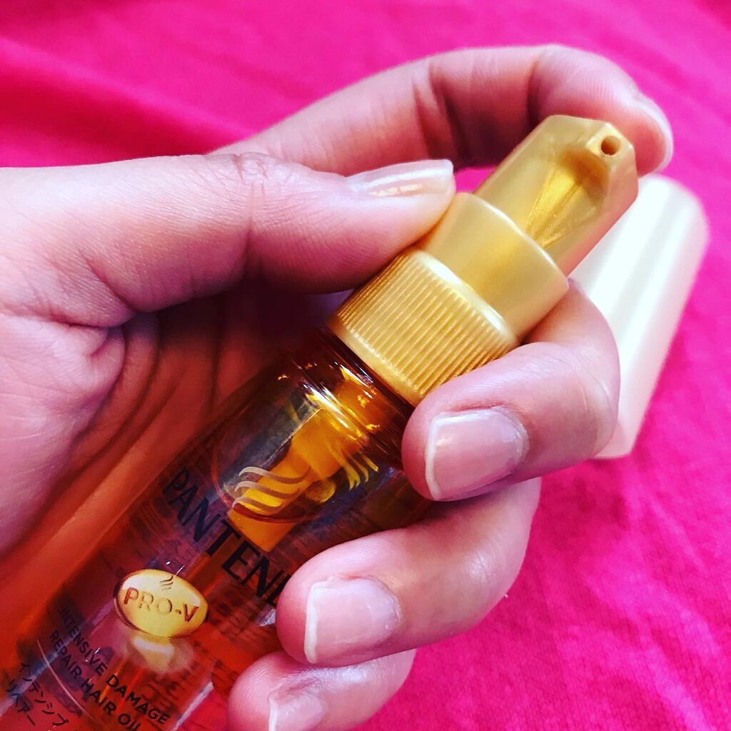 えり on LIPS 「パンテーンインテンシブダメージリペアーヘアオイルを使用中です😊..」(2枚目)