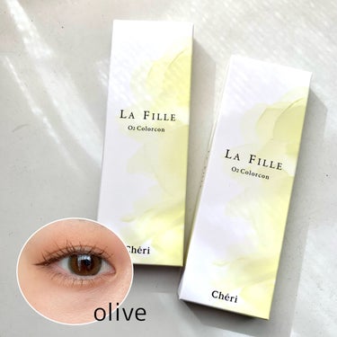 LA FILLE (ラ・フィーユ) O2 OLIVE/LA FILLE/カラーコンタクトレンズを使ったクチコミ（2枚目）