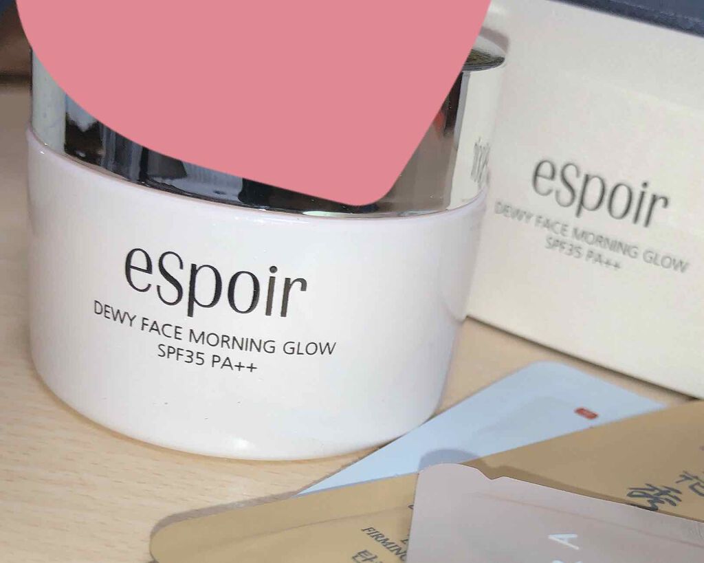 デューイフェイスモーニンググロウAD SPF35 PA++/espoir/化粧下地を使ったクチコミ（1枚目）
