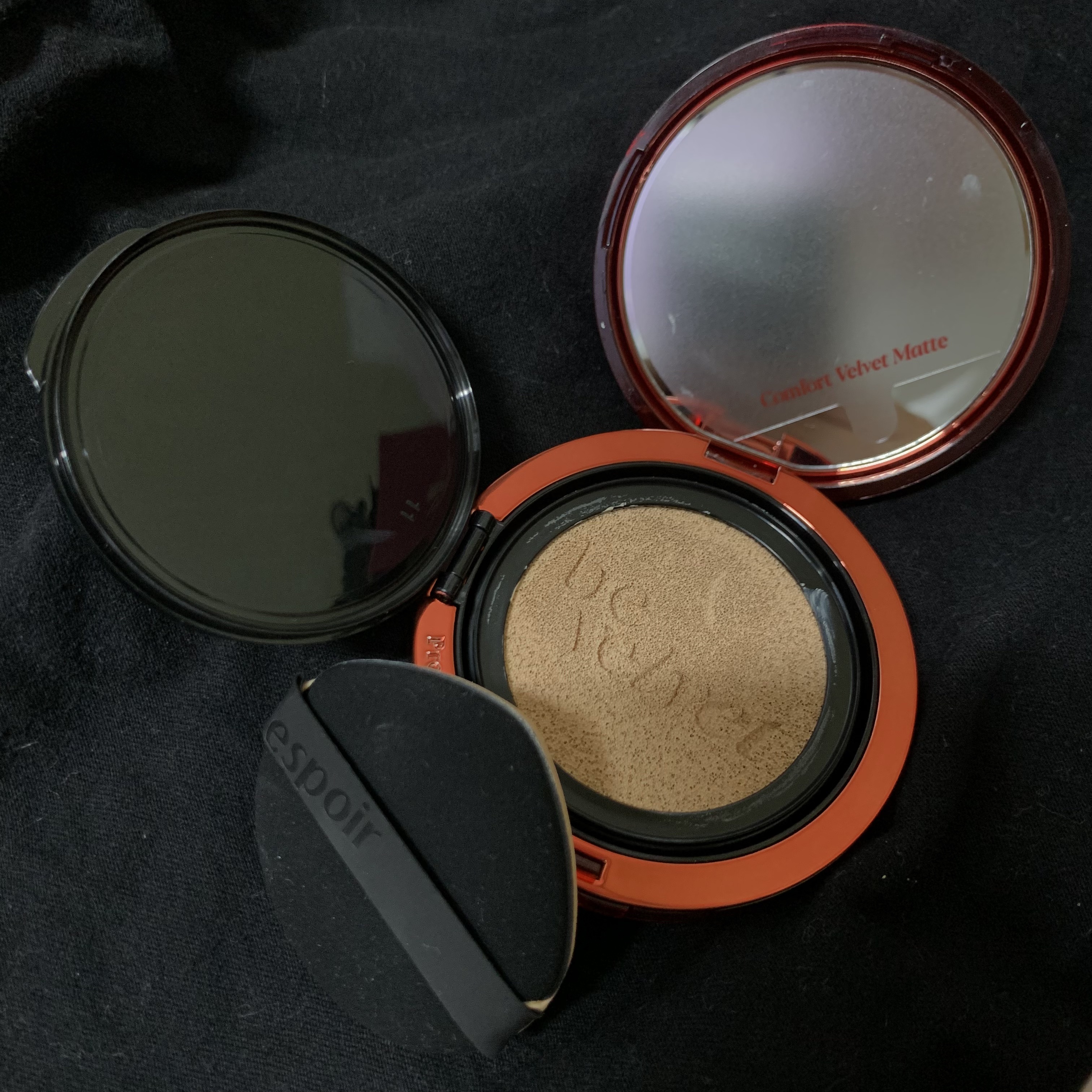 プロテーラービーベルベットカバークッション 22 ペタル/espoir/クッションファンデーションを使ったクチコミ（1枚目）