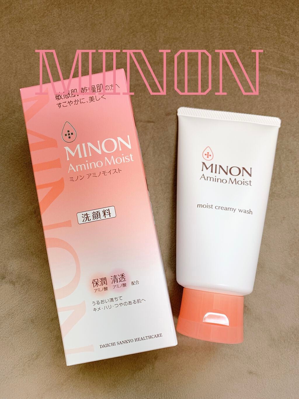 アミノモイスト モイストクリーミィ ウォッシュ/ミノン/洗顔フォームを使ったクチコミ(1枚目)