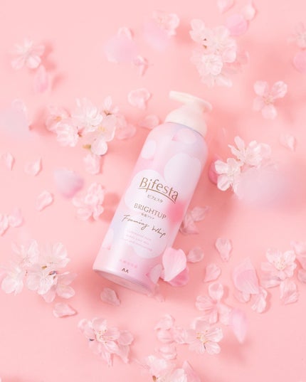 【公式】ビフェスタ on LIPS 「⸜📢数量限定~!⸝泡洗顔ブライトアップ桜の香りはもうGETしま..」(1枚目)