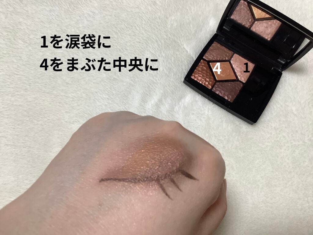 サンク クルール<ワイルド アース>/Dior/アイシャドウパレットを使ったクチコミ(6枚目)