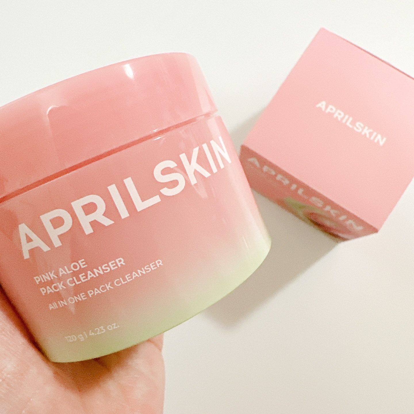 ピンクアロエメレンゲクレンザー/APRILSKIN/その他洗顔料を使ったクチコミ（2枚目）