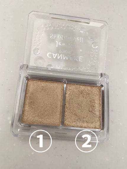 ジュエリーシャドウベール/キャンメイク/アイシャドウパレットを使ったクチコミ(3枚目)