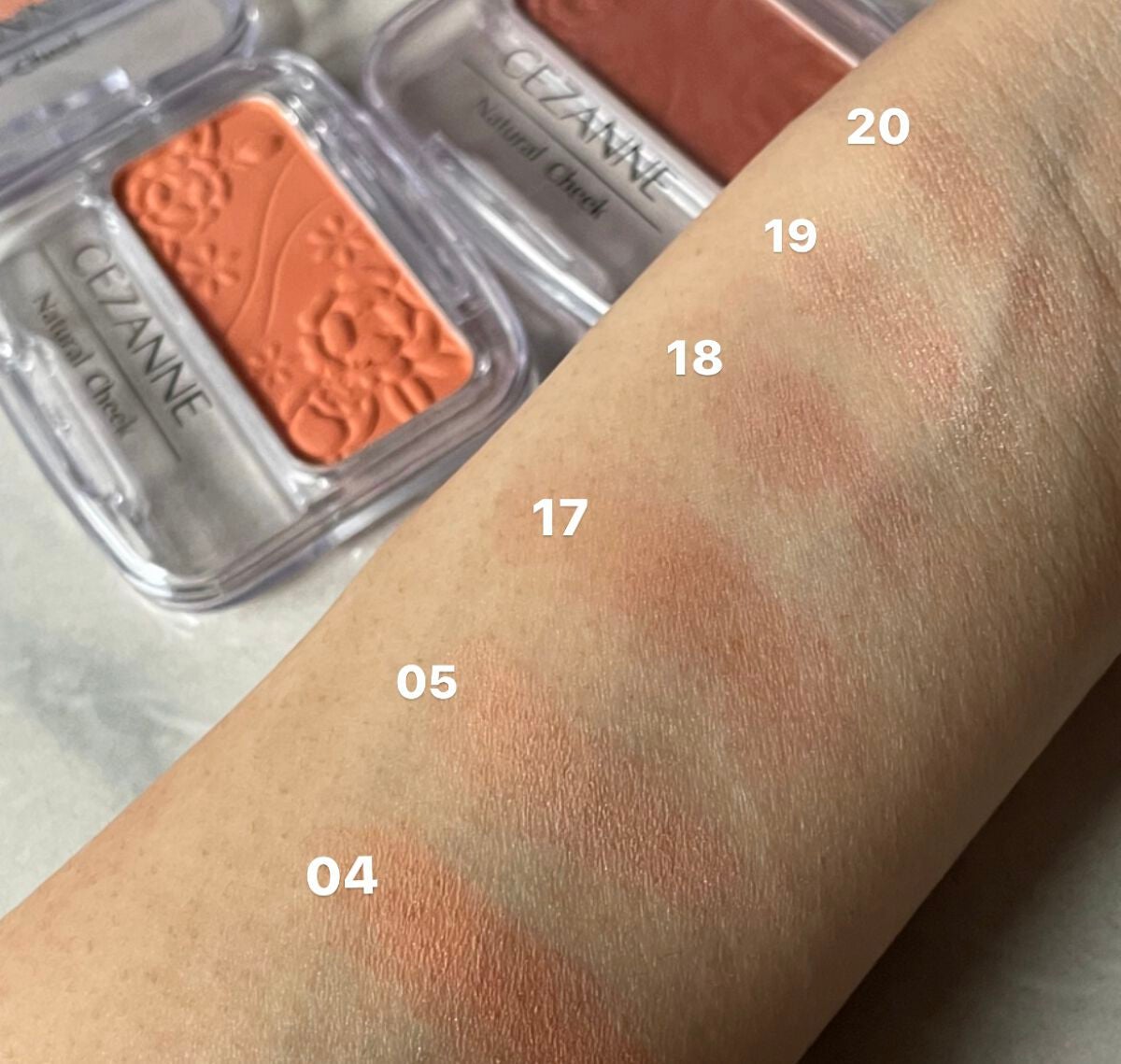 ナチュラル チークN/CEZANNE/パウダーチークを使ったクチコミ(3枚目)