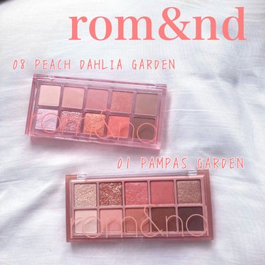 rom&ndベターザンパレット01PAMPAS GARDEN🍊と08PEACH DAHLIA GARDEN🍊

どちらもオレンジ系でどっちを買うかすごく迷って結局どっちも買ってしまいました🤭
なのでどっ