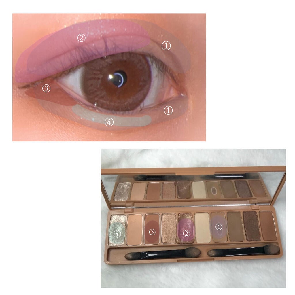 プレイカラー アイシャドウ/ETUDE/アイシャドウパレットを使ったクチコミ(2枚目)