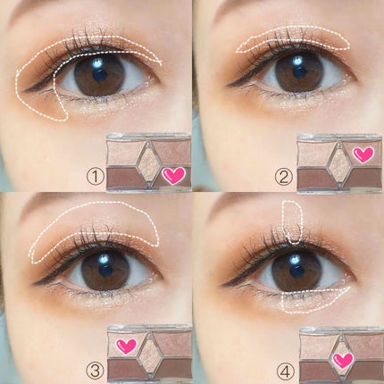 【旧品】パーフェクトスタイリストアイズ/キャンメイク/アイシャドウパレットを使ったクチコミ(2枚目)