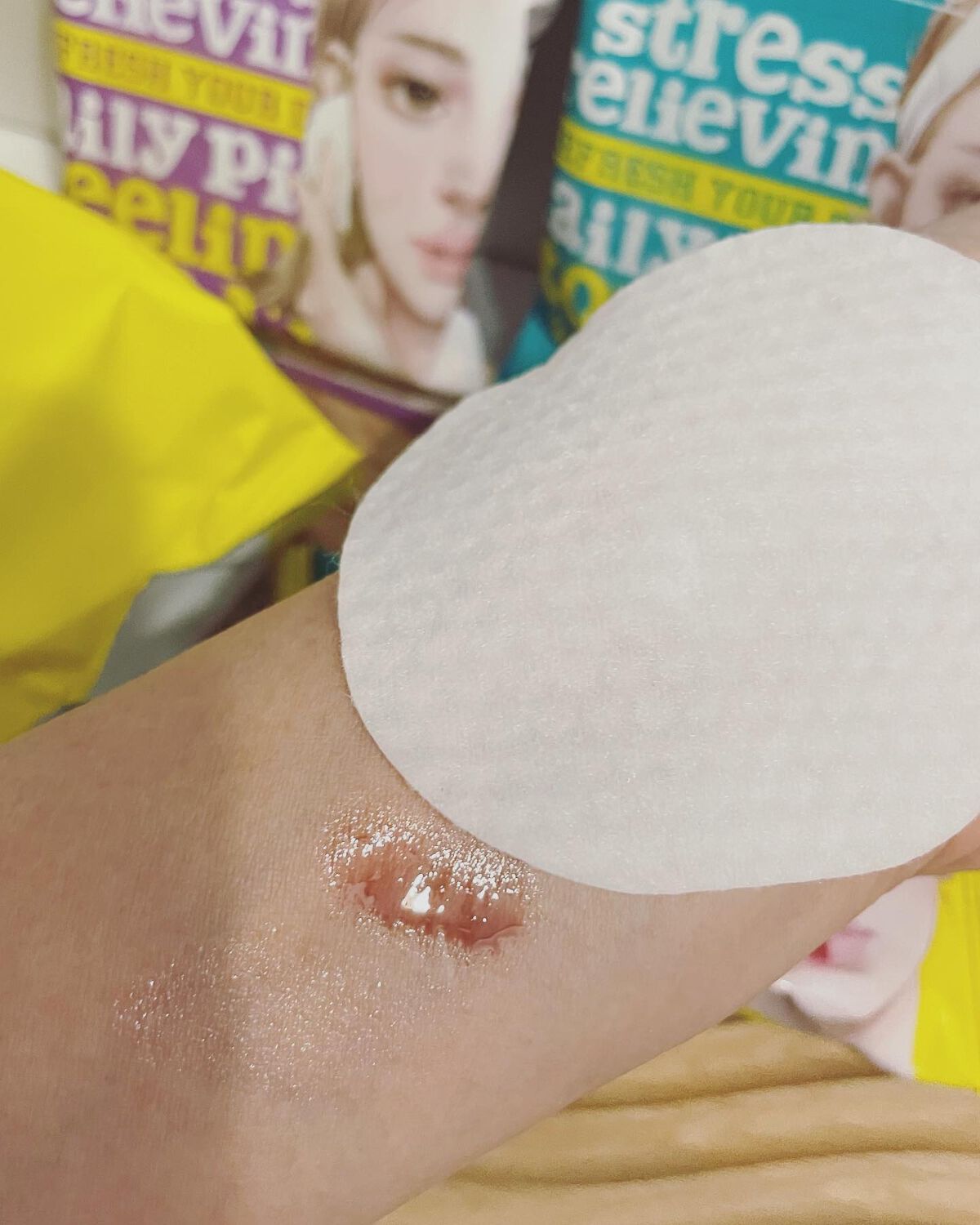 ストレスリリービングデイリーピックピーリングパッド/Ariul/トナーパッドを使ったクチコミ(6枚目)