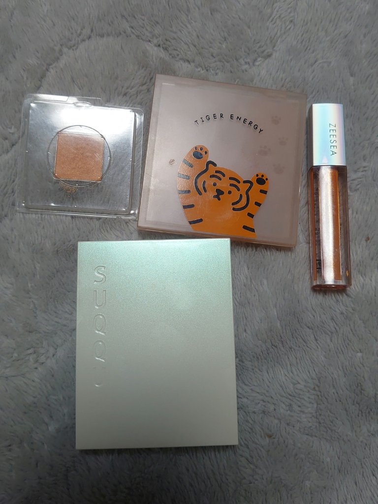 ナチュラルアイカラー シャインオレンジ/ルアモ/単色アイシャドウを使ったクチコミ（1枚目）