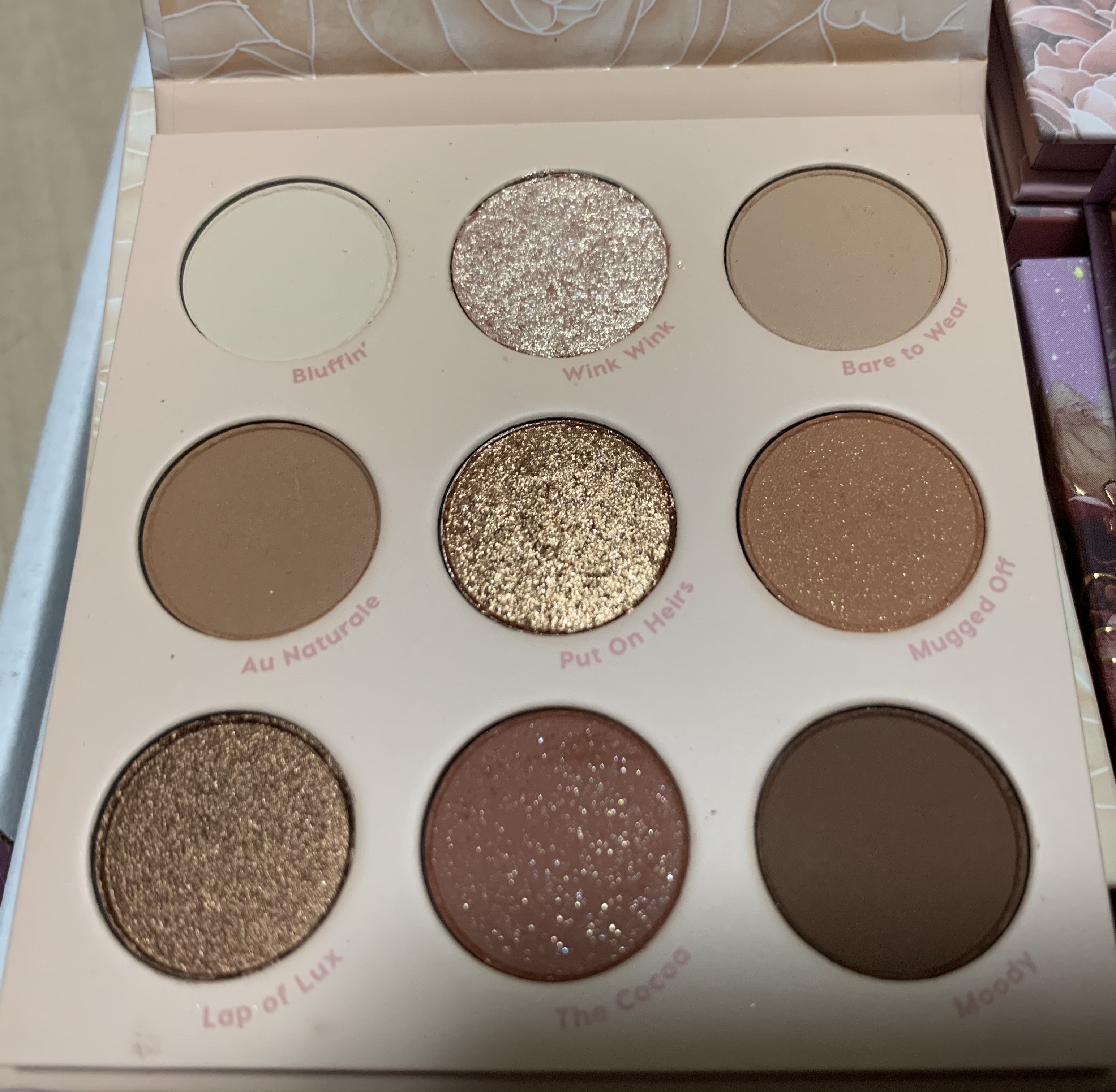  ヌードムード/ColourPop/アイシャドウパレットを使ったクチコミ（1枚目）