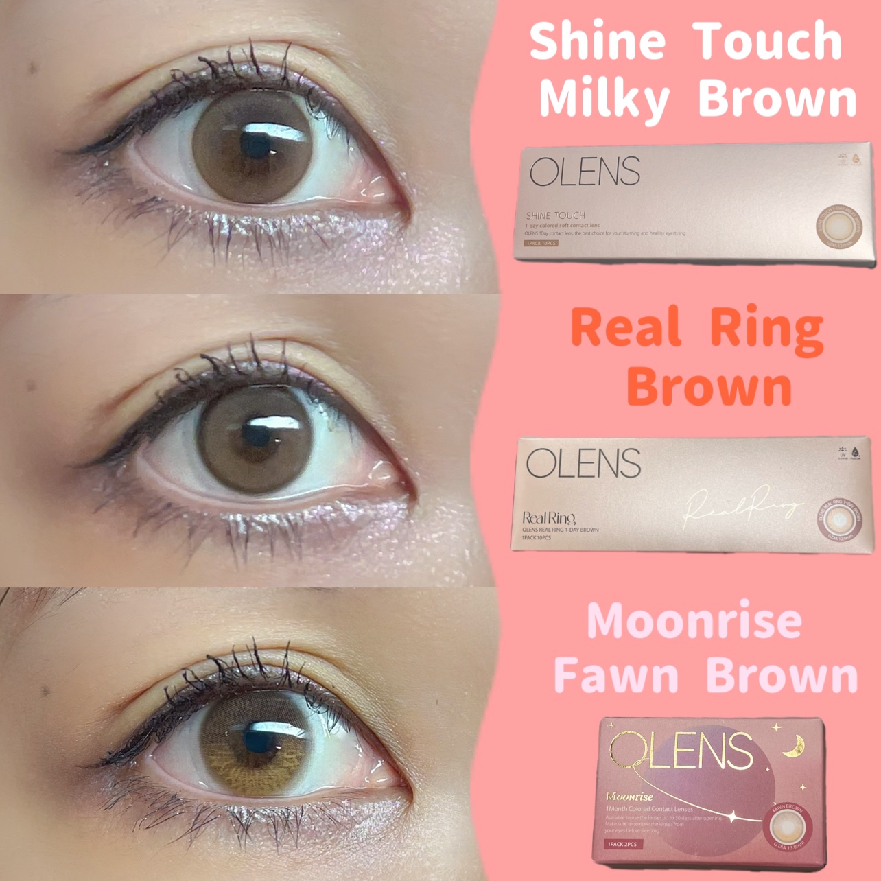 Moonrise 1Month/OLENS/１ヶ月（１MONTH）カラコンを使ったクチコミ（2枚目）