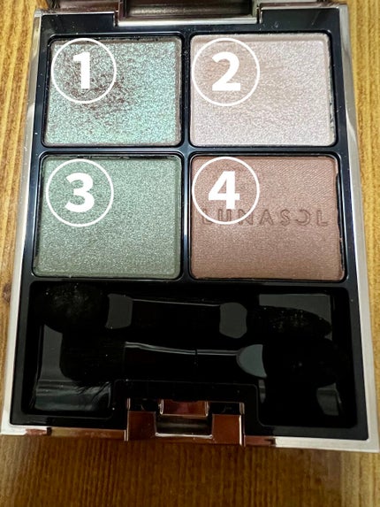 アイカラーレーション/LUNASOL/アイシャドウパレットを使ったクチコミ(2枚目)