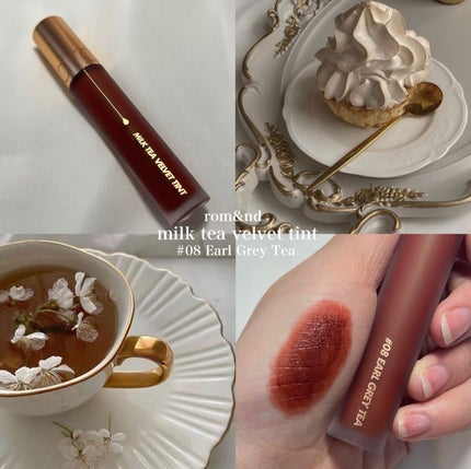 ミルクティーベルベットティント/rom&nd/リップティントを使ったクチコミ(1枚目)