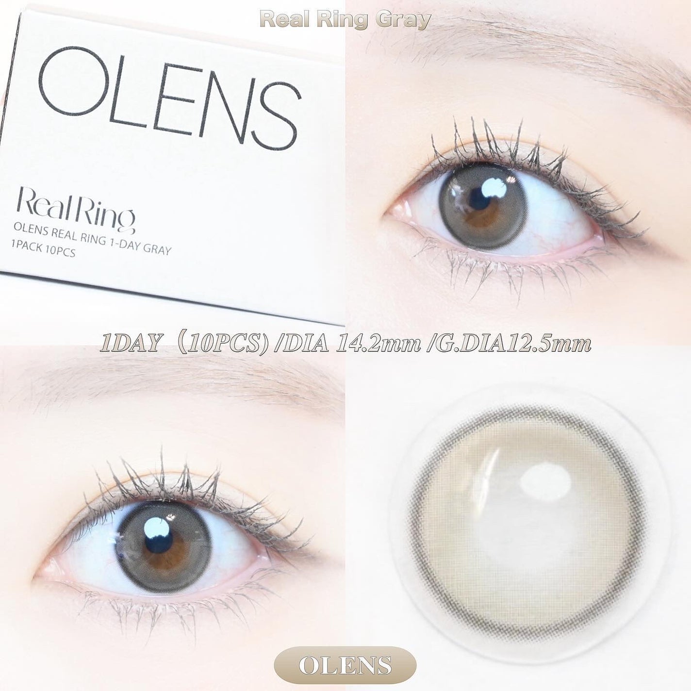 Real Ring 1day/OLENS/ワンデー(1DAY)カラコンを使ったクチコミ(2枚目)