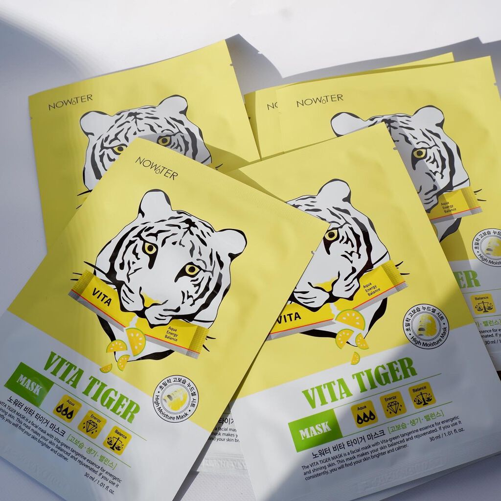 ビタタイガーマスク/NOWATER/シートマスク・パックを使ったクチコミ(9枚目)