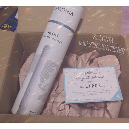 SALONIA ミニストレートヘアアイロン/SALONIA/ストレートアイロンを使ったクチコミ(1枚目)