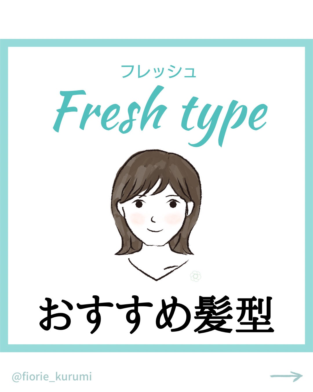 kurumi【柏】パーソナルカラーアナリスト on LIPS 「顔タイプフレッシュ おすすめヘアスタイルフレッシュさんは・すっ..」(1枚目)