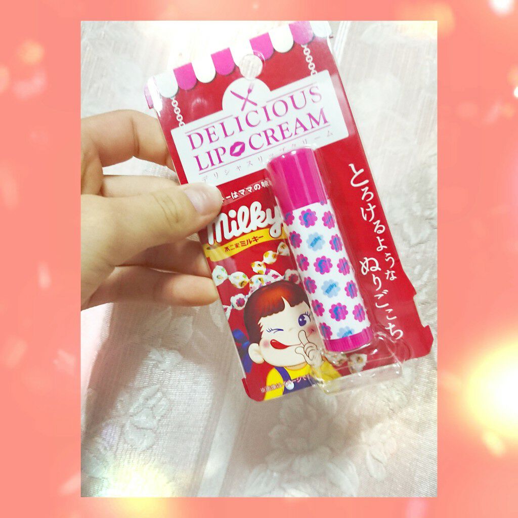 デリシャスリップクリーム ミルキー/デリシャスリップクリーム/リップクリームを使ったクチコミ（1枚目）