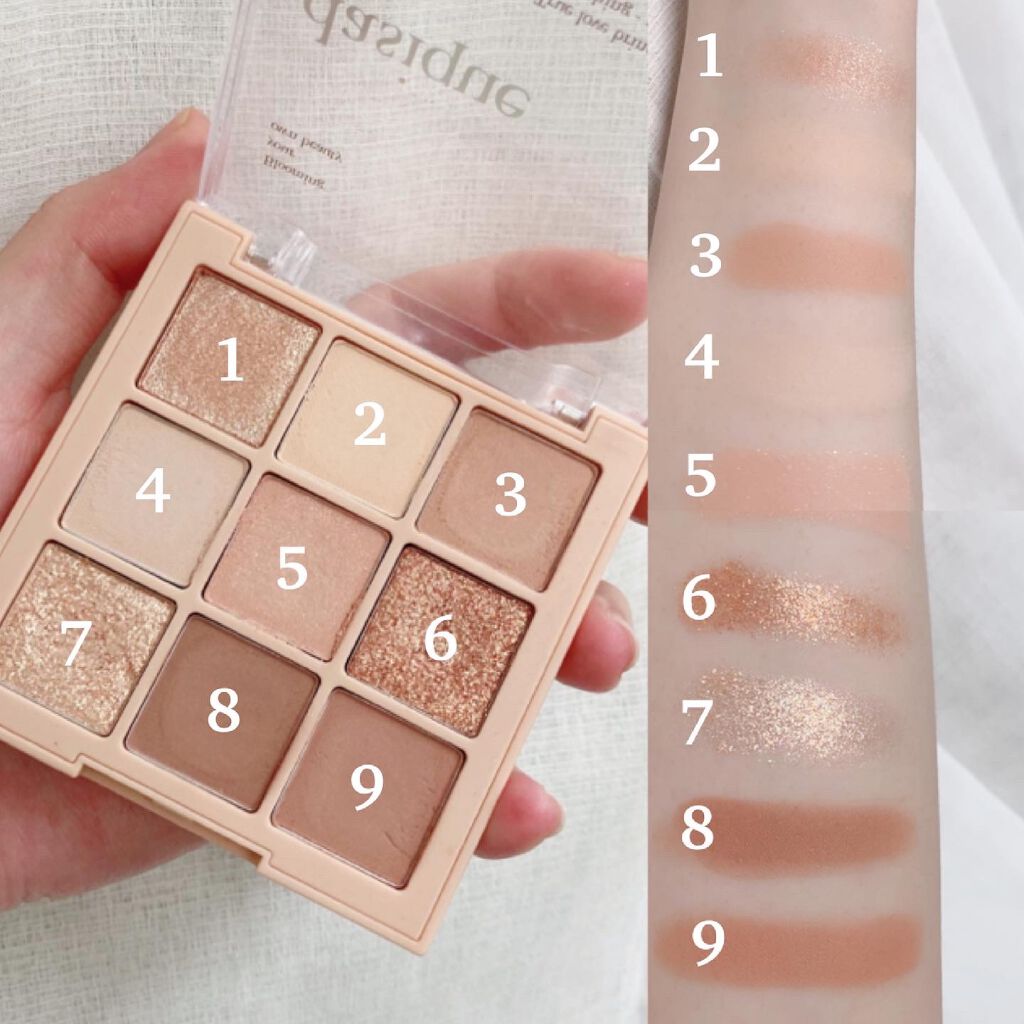 シャドウパレット/dasique/アイシャドウパレットを使ったクチコミ(2枚目)