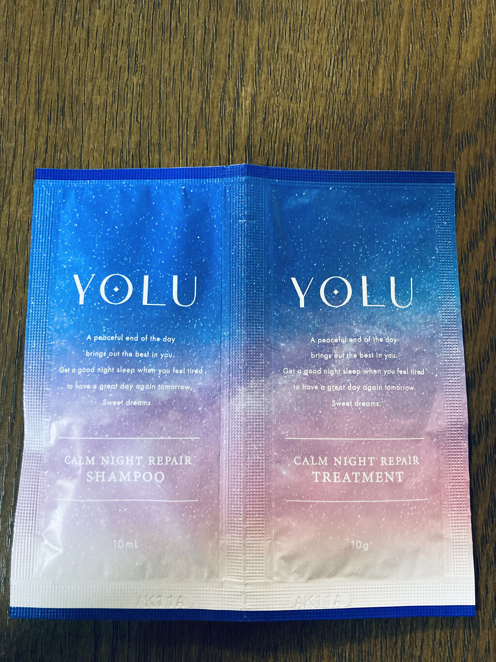 カームナイトリペアシャンプー／トリートメント/YOLU/市販シャンプーを使ったクチコミ（1枚目）