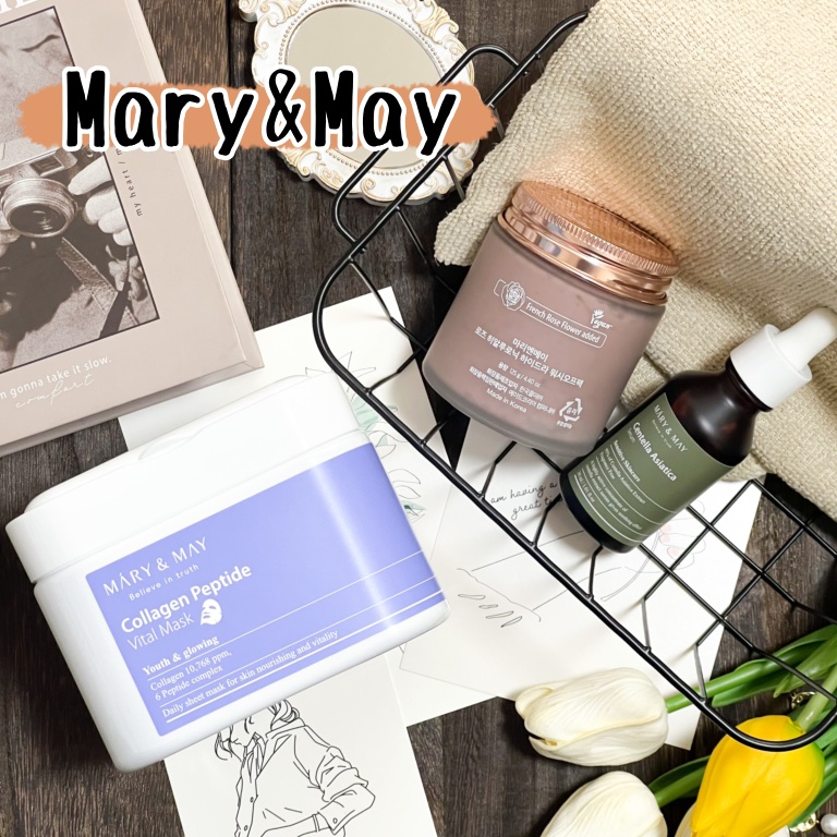 コラーゲンペプチドバイタルマスク /MARY&MAY/シートマスク・パックを使ったクチコミ（1枚目）