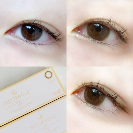 デコラティブアイズ ヴェール/Decorative Eyes/カラーコンタクトレンズを使ったクチコミ(3枚目)