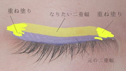 【旧品】オリシキ アイリッドスキンフィルム/D-UP/二重まぶた用アイテムを使ったクチコミ(2枚目)