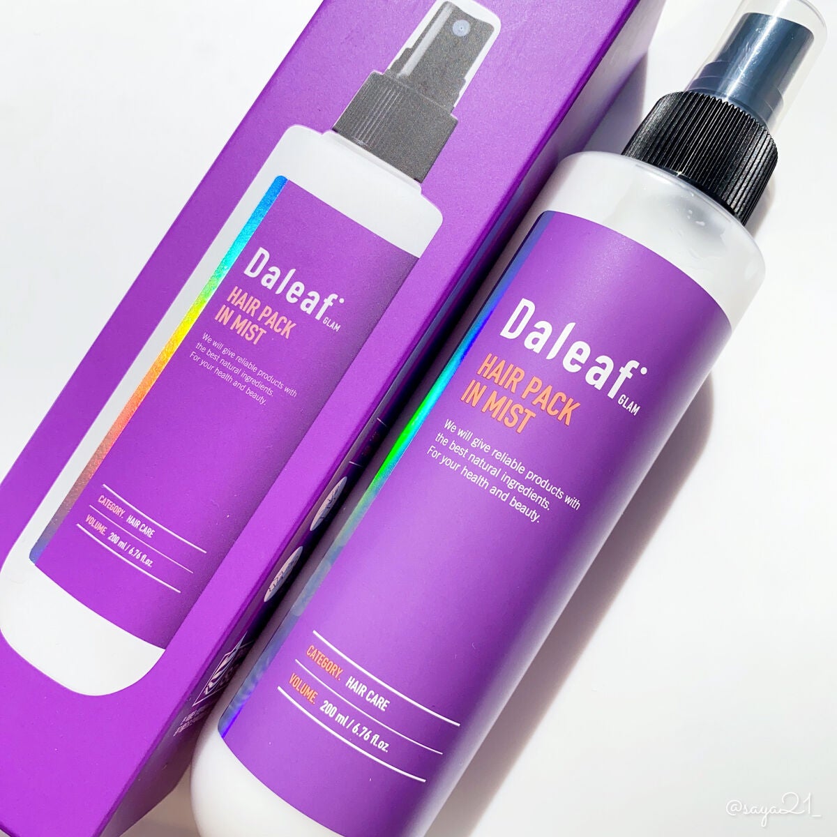 ヘアパック in ミスト|Daleafの口コミ「 \ 2in1タイプのヘアパック