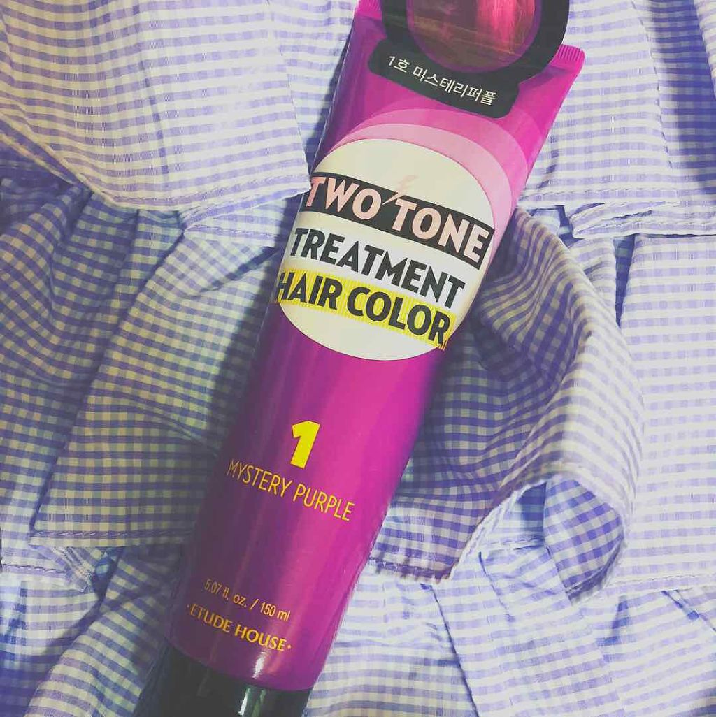 2トーン トリートメントヘアカラー/ETUDE/ヘアカラーを使ったクチコミ（1枚目）
