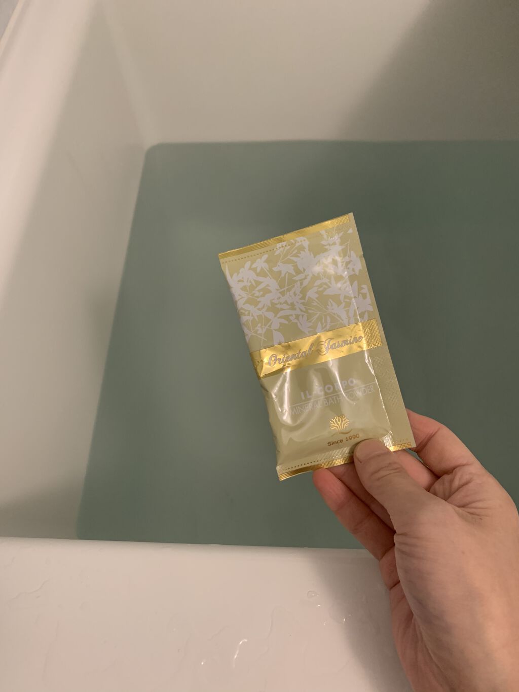 ミネラルバスパウダー オリエンタルジャスミン/イルコルポ/無機塩系入浴剤を使ったクチコミ（1枚目）